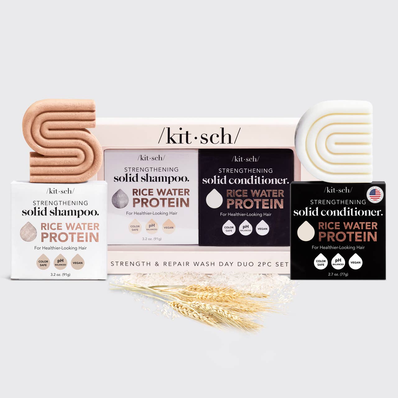 Rice Water Protein Shampoo Bar