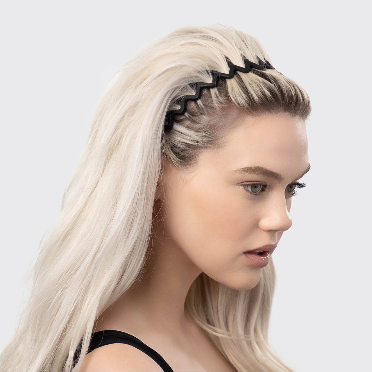 Zig Zag Headband 2pc - Black & Tort